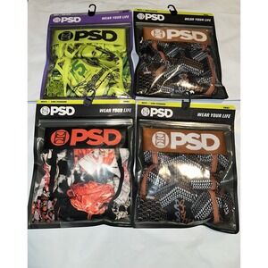 PSD MENS BOXER BRIEF NEW SMALL BUNDLE OF 4